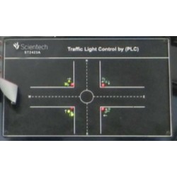 Scientech2423A Traffic Light Control by PLC