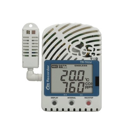 TR-76Ui Medidor de concentración de CO2 hasta 9.999ppm