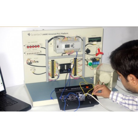 Scientech2426 Control de Velocidad de Motor por PLC