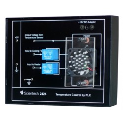 Scientech2424 Study of Temperature Control by PLC