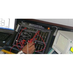 Scientech2708 Laboratório de Rectificador Controlado de Fase Única com Esquema de Ignição de Comparador de Rampa