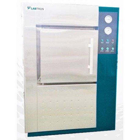 LHA-D10 Autoclave Horizontal para Laboratório Controlado por Microprocessador de Porta Dupla (250 L/ 139 °C)