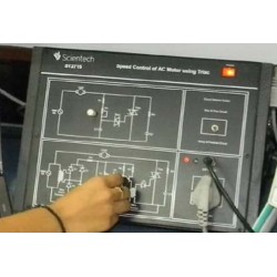 Scientech2715 Plataforma para Controle de Velocidade do Motor AC com TRIAC