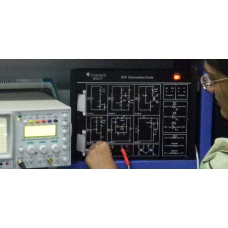 Scientech2717 Plataforma para Circuitos de Conmutación SCR