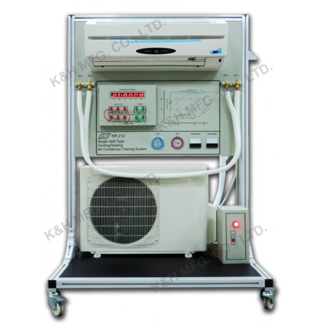 KR-212 Sistema de Entrenamiento de Aire Acondicionado de Calefacción / Refrigeración de Tipo Individual