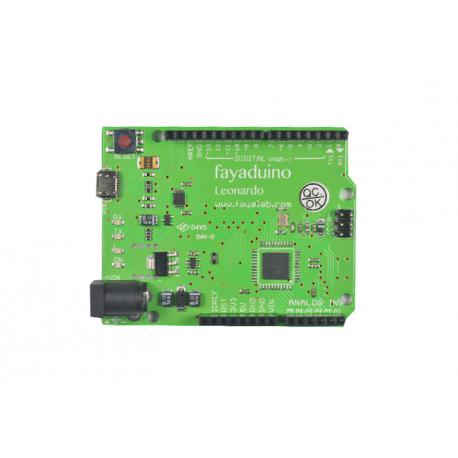 fayaduino Leonardo - Arduino Leonardo Plates