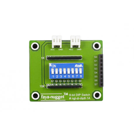 faya-nugget 8-bit DIP Switch - 8-bit DIP Switch Module