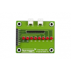 faya-nugget 8-bit Red LED - 8 LEDs Module