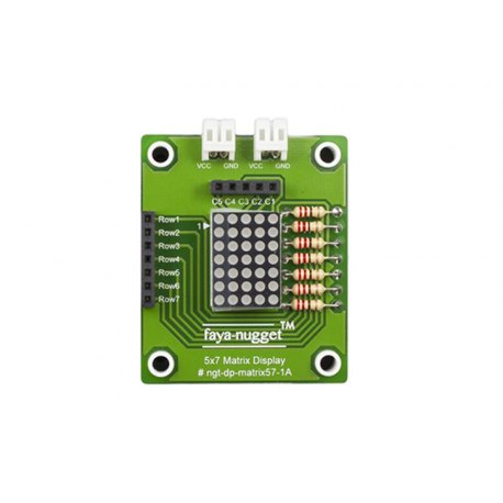 faya-nugget 5x7 Matrix Display - Matrix Display Module