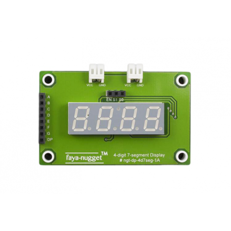 faya-nugget 4-digits 7-segment Display - Módulo de Visualização de 7 Segmentos e 7 Segmentos