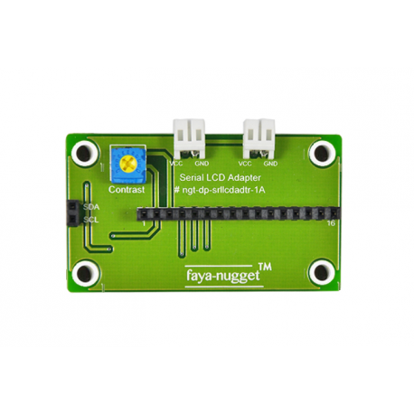 faya-nugget Serial LCD Adapter - Adaptador Serie LCD