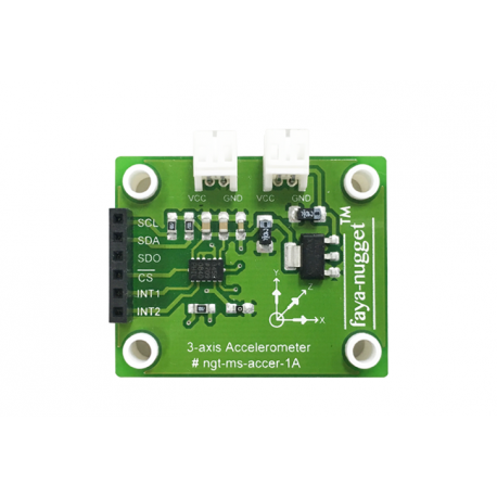 faya-nugget 3-axis Accelerometer - Acelerómetro de 3 Ejes