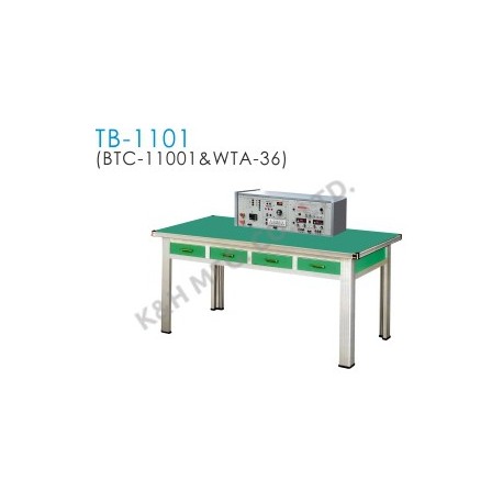 TB-1101 Banco de Entrenamiento (BTC-11001 Consola del Banco Superior + WTA-36 Mesa de Trabajo)