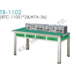 TB-1102 Training Bench (2 x BTC-11001 Bench Top Console + WTA-36 Working Table)