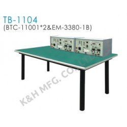 TB-1104 Banco de Entrenamiento (2 x BTC-11001 Consola del Banco Superior + EM-3380-1B Mesa de Trabajo)