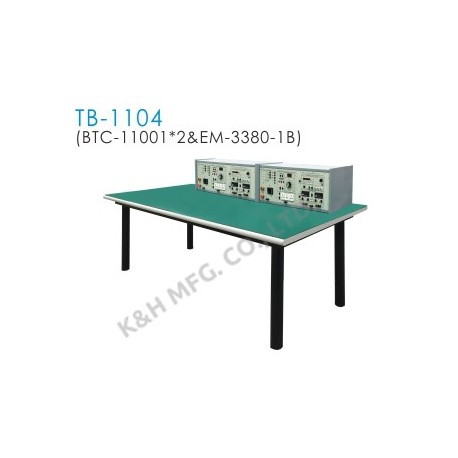 TB-1104 Banco de Entrenamiento (2 x BTC-11001 Consola del Banco Superior + EM-3380-1B Mesa de Trabajo)