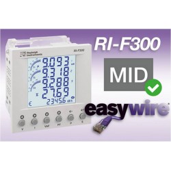 RI-F300 easywire Medidor de Energia Multifunções Monofásico e Trifásico