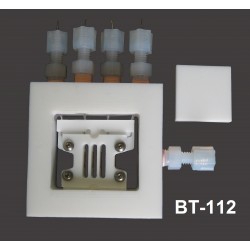 BT-112 Celda de Conductividad con 4 Electródos (para Pilas Combustible Scribner y Fuel Cell Technologies)