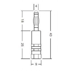 KBG-4 / KBN-4 (Tapón de 4 mm)