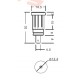 KFG-4 / KFN-4 (4 mm Plug Removable for Welding or Quick Termination of 6.4 mm and Mounting Hole 12.4 mm)