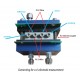 Connecting for a 4-electrode measurement