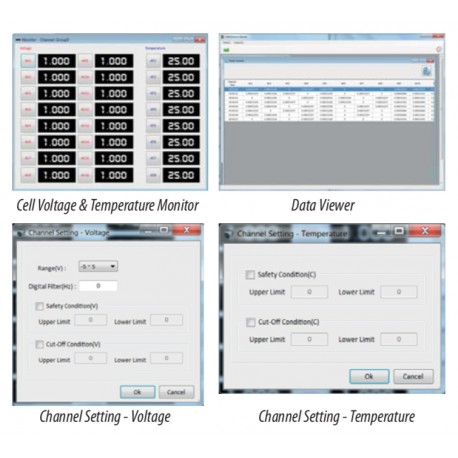 cXSoftware Software for Cell Voltage / Temp Monitoring System